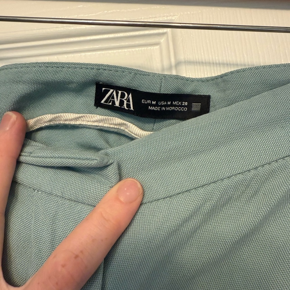 Zara Soft Blue Trousers